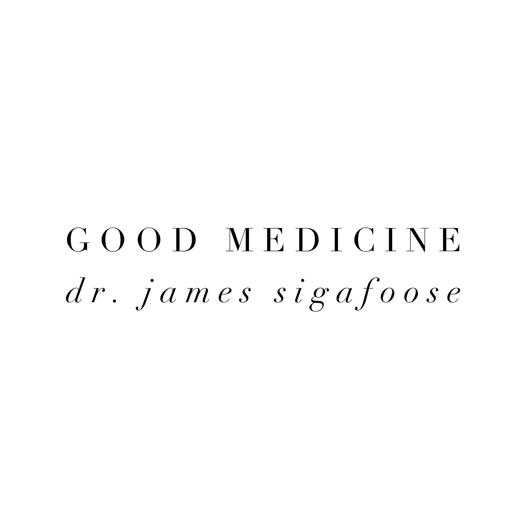 Good Medicine Title with White Background