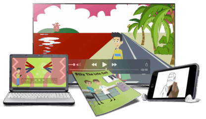 Billy The Life Cell Video & Coloring Book
