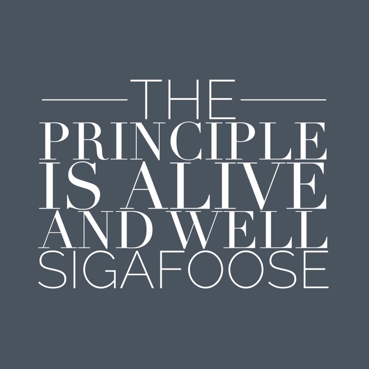 Title for Principle is Alive and Well with Gray Background